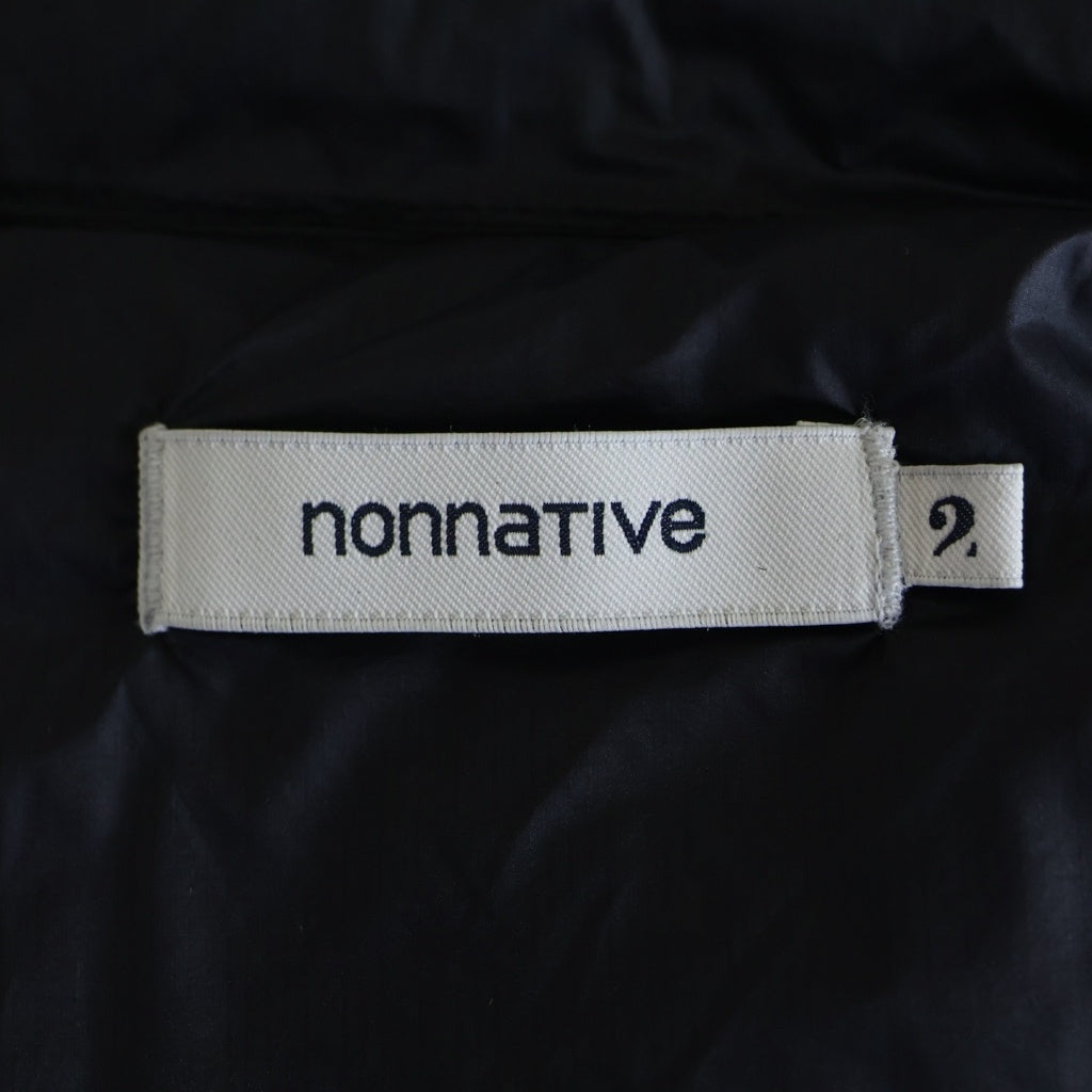 nonnative(ノンネイティブ) ×NONNATIVE EXPLORER DOWN VEST ノンネイティブ エクスプローラー ダウンベスト ブラック NN-V4752