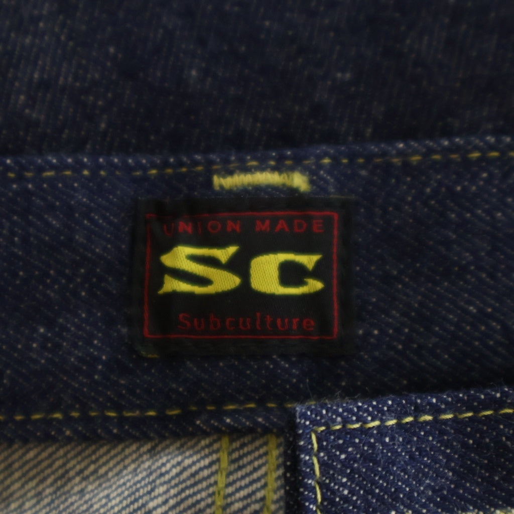 SUBCULTURE(サブカルチャー) Cowboy Denim Pant カウボーイ デニムパンツ インディゴ SCPT-CL05