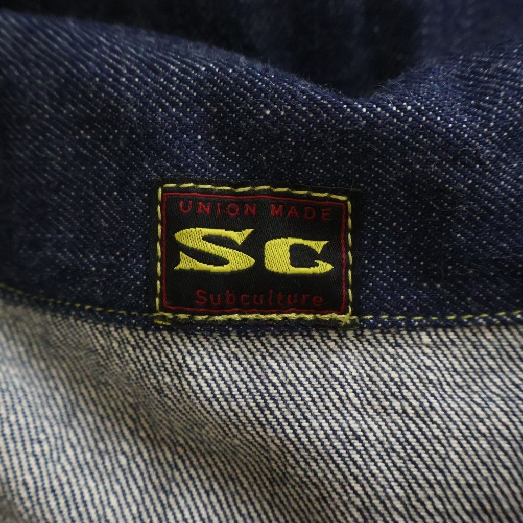 SUBCULTURE(サブカルチャー) Cowboy Denim Jacket カウボーイ デニムジャケット インディゴ SCJK-CL10