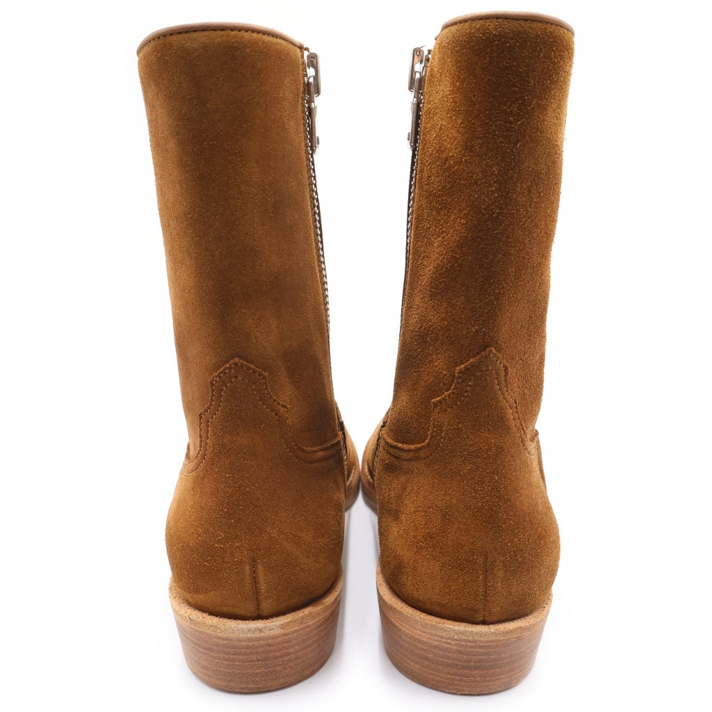 nonnative(ノンネイティブ) Rags McGREGOR RANCHER ZIP UP BOOTS COW SUEDE ラグスマクレガー スエード ジップアップブーツ ブラウン NN-F3055