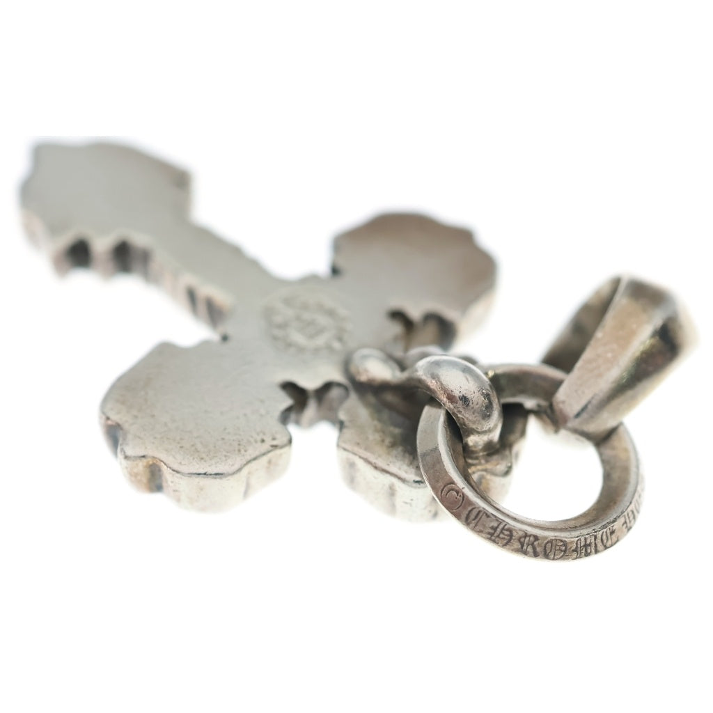 CHROME HEARTS(クロムハーツ) FILIG CROSS-XSM W BALE フィリグリークロスXSベイル wベイル ネックレストップ シルバー BCA262