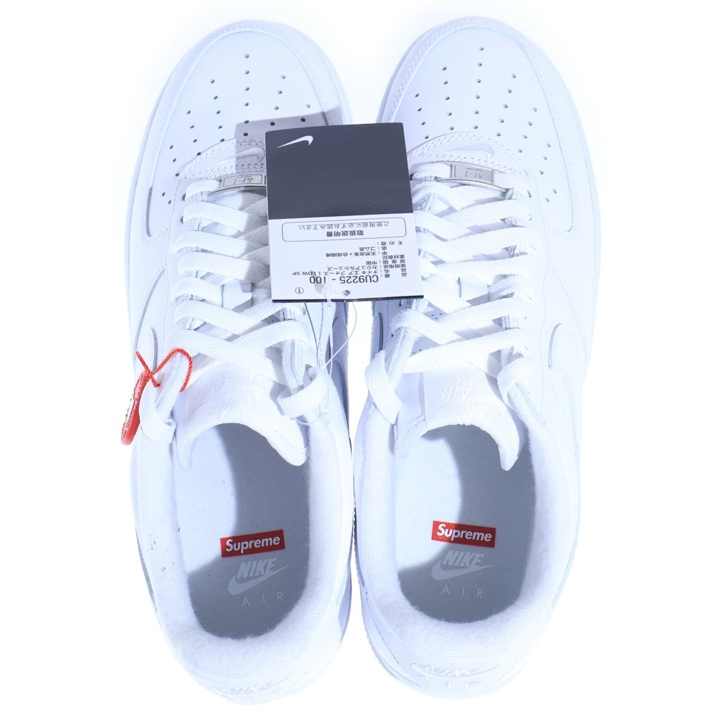 NIKE(ナイキ) × SUPREME AIR FORCE 1 LOW CU9225-100 シュプリーム エアフォースワンロー ローカットスニーカー ホワイト US10/28cm
