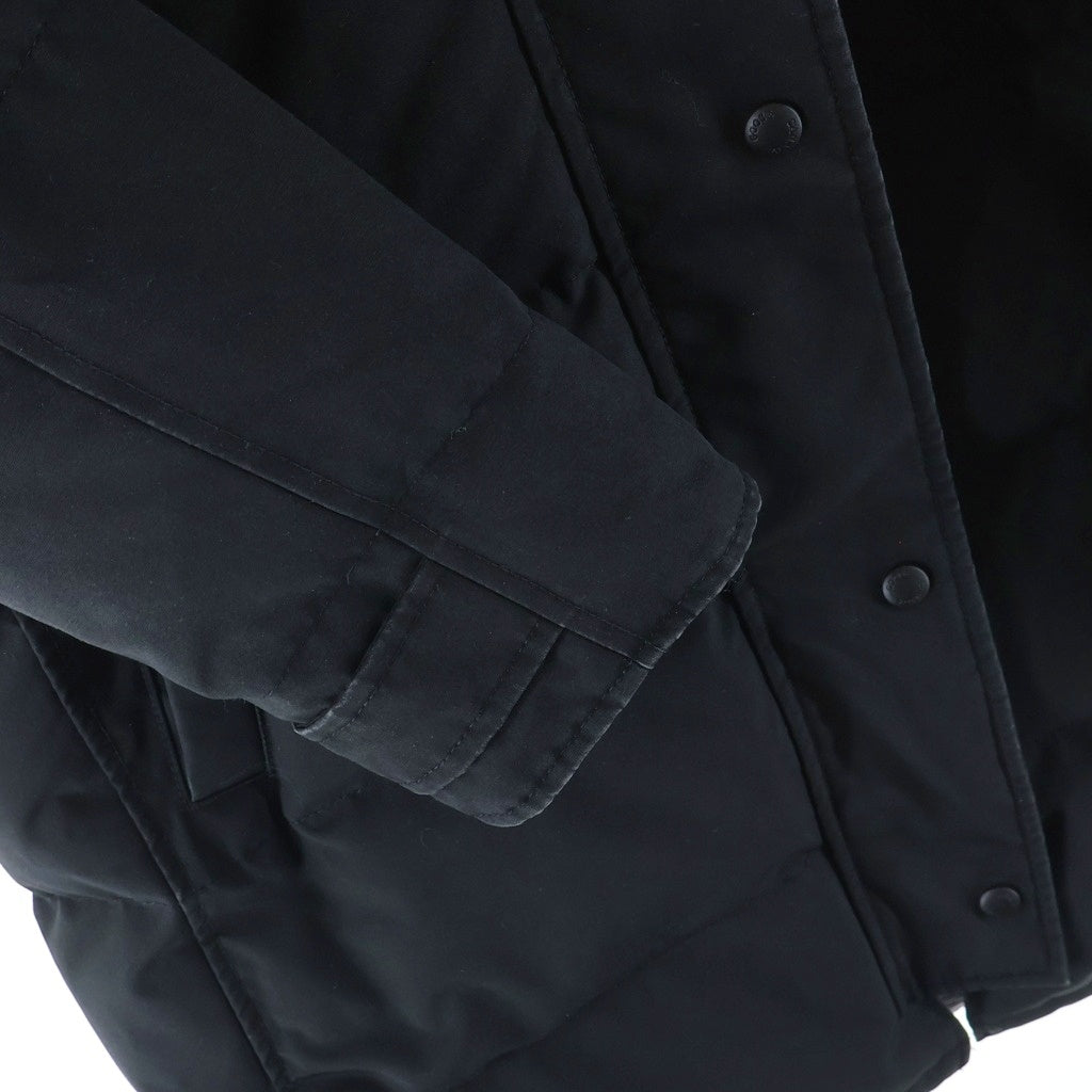 CANADA GOOSE(カナダグース) BLACK LABEL SHELBURNE PARKA ブラックレーベル シェルバーンパーカー ファーフーデッド ロング ダウンジャケット ブラック レディース 3802LB