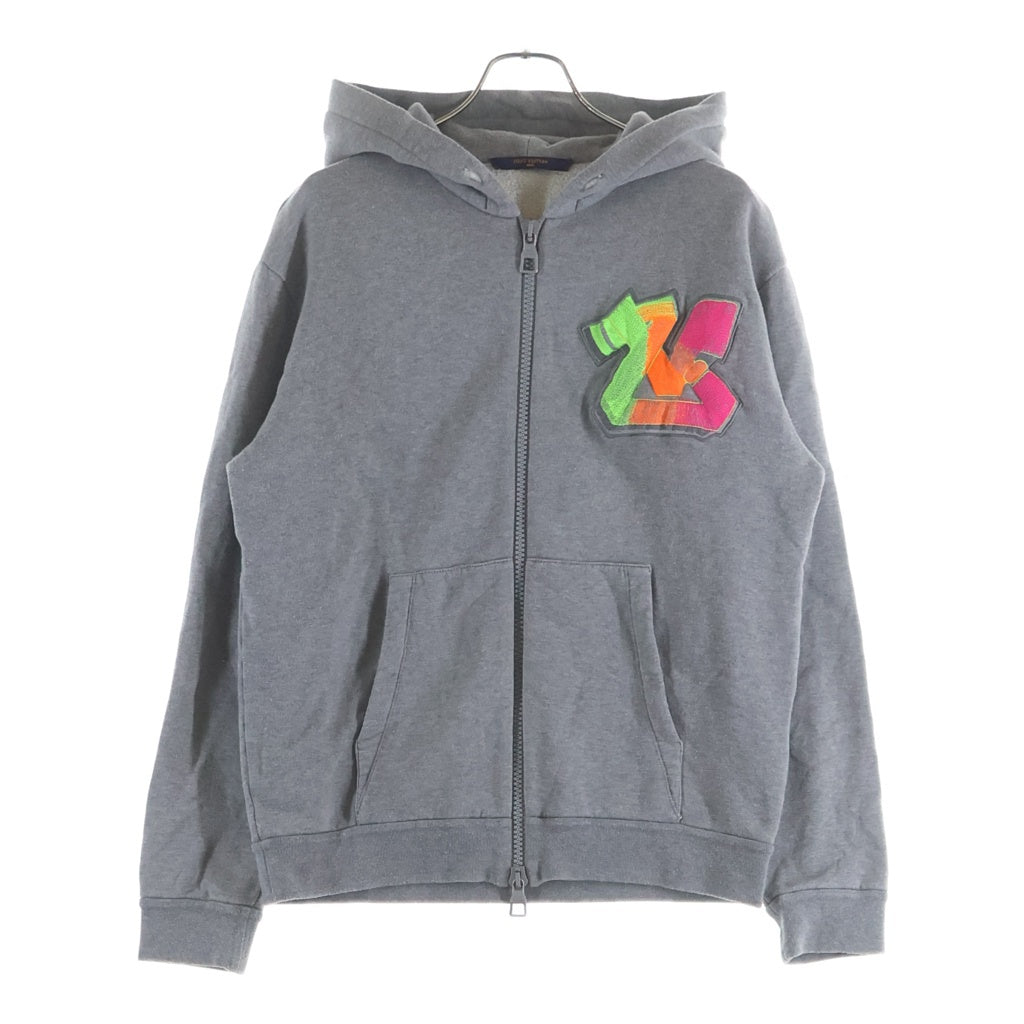 ルイヴィトン グラフィティ エンブロイダード ジップ フーディ パーカー M LOUIS VUITTON(ルイヴィトン) 22AW 3D LVグラフィティ エンブロイダー
