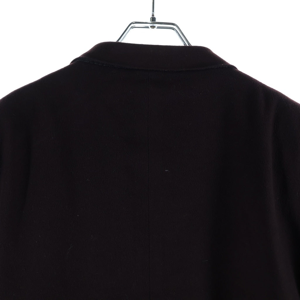 GIANNI VERSACE(ジャンニ ヴェルサーチ) カシミヤ ウール 2B ダブルテーラードジャケット ボルドー