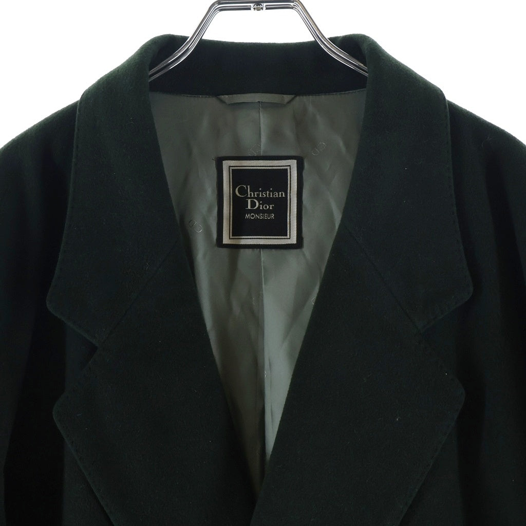 Christian Dior MONSIEUR(クリスチャンディオールムッシュ) ウール 2B ダブルテーラードジャケット コート グリーン