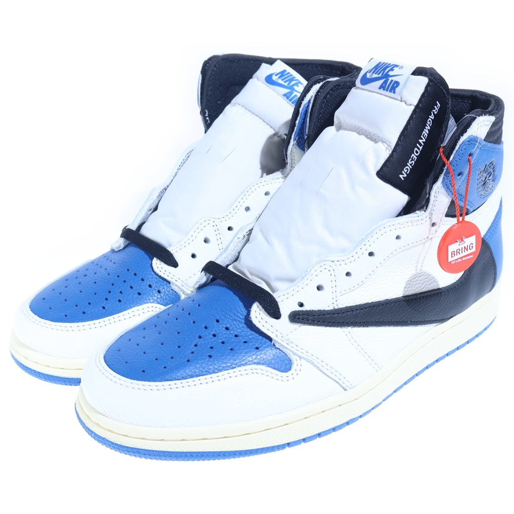 NIKE(ナイキ) ×Travis Scott × fragment design Air Jordan 1 Retro High OG SP Military Blue DH3227-105 エアジョーダン1 レトロ ハイ OG SP ハイカットスニーカー