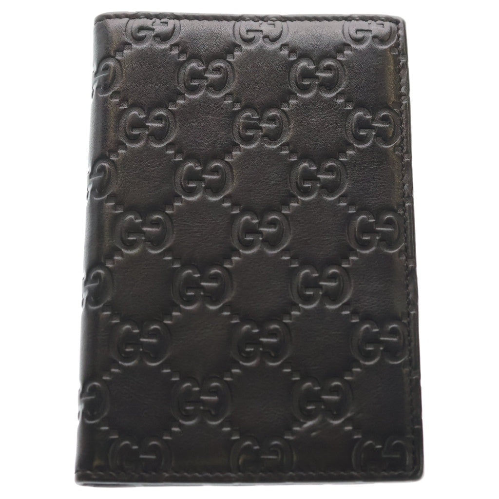GUCCI(グッチ) シマ カードケース パスポートケース ブラウン 247261