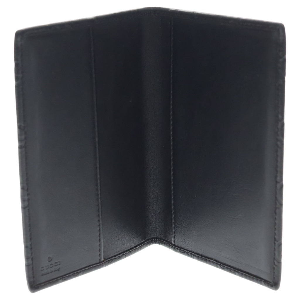 GUCCI(グッチ) シマ カードケース パスポートケース ブラウン 247261