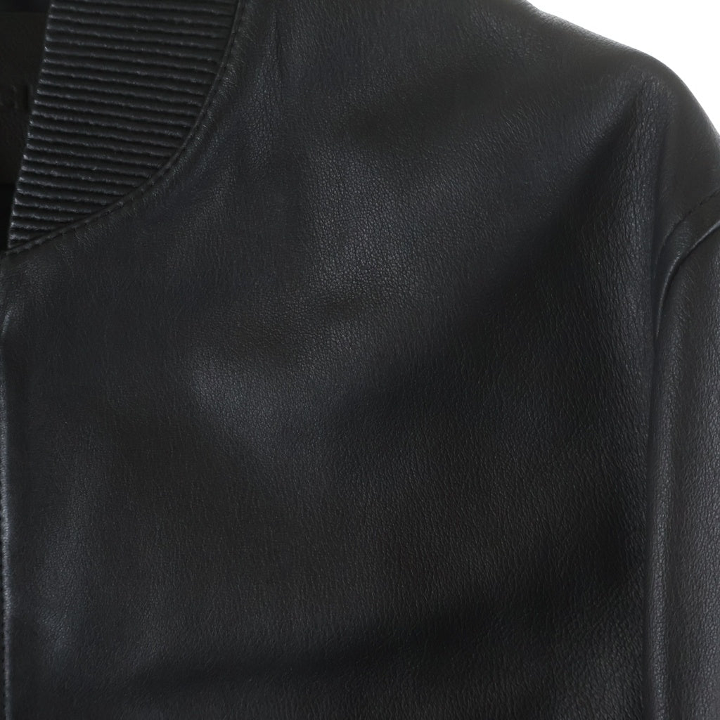 GIVENCHY(ジバンシィ) ジップアップ ラムレザー ボンバージャケット ブルゾン ブラック BM00K660TC