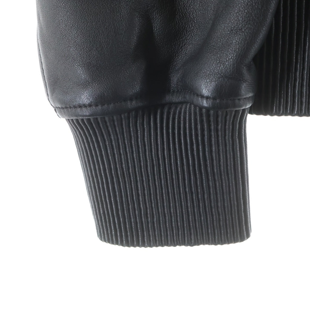 GIVENCHY(ジバンシィ) ジップアップ ラムレザー ボンバージャケット ブルゾン ブラック BM00K660TC