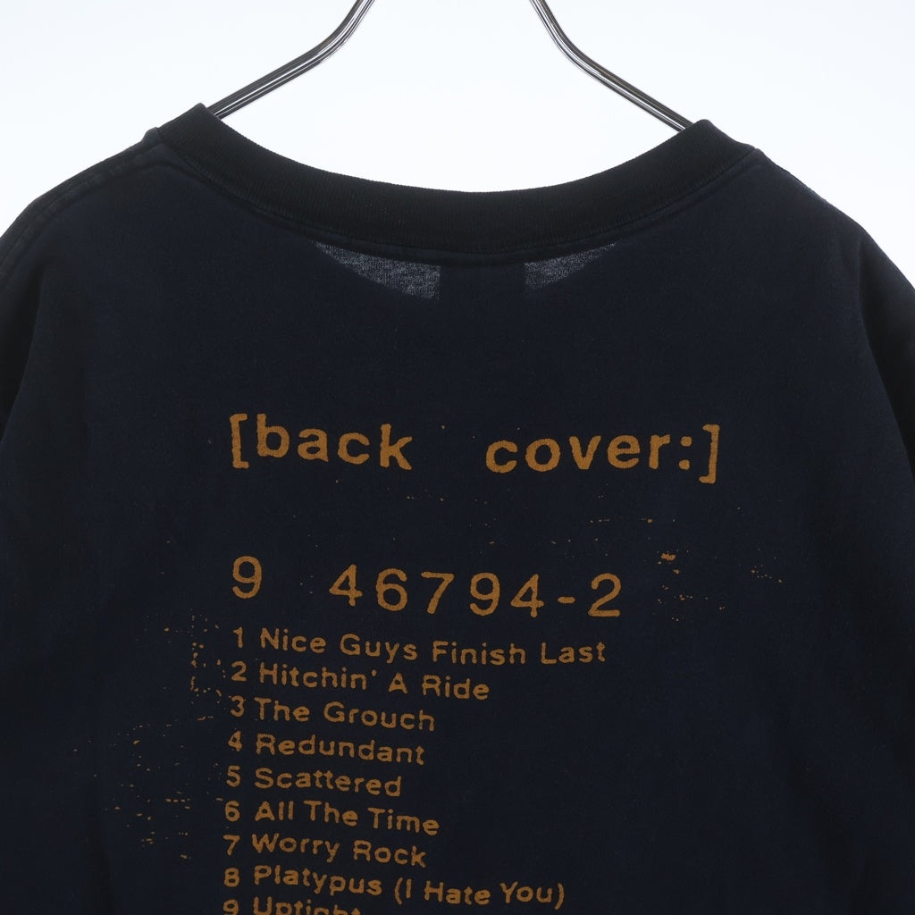 VINTAGE(ヴィンテージ) 90S VINTAGE Green Day Nimrod 1997 ヴィンテージ グリーンデイ ニムロッド 両面プリント クルーネック半袖Tシャツカットソーブラック