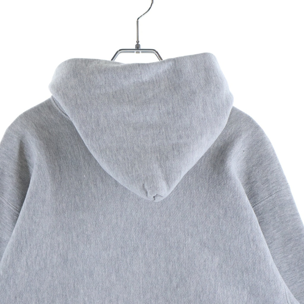 CHAMPION(チャンピオン) 70S VINTAGE REVERSE WEAVE ヴィンテージ リバースウィーブ 青単色タグ カレッジロゴプリント スウェット プルオーバーパーカー グレー