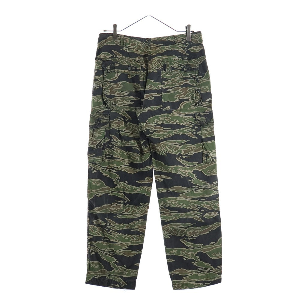VINTAGE(ヴィンテージ) 60S VINTAGE MILITARY Tiger Stripe Pants ヴィンテージ ミリタリー タイガーカモ ストライプ ベイカー ファティーグ ロングパンツ カーキ