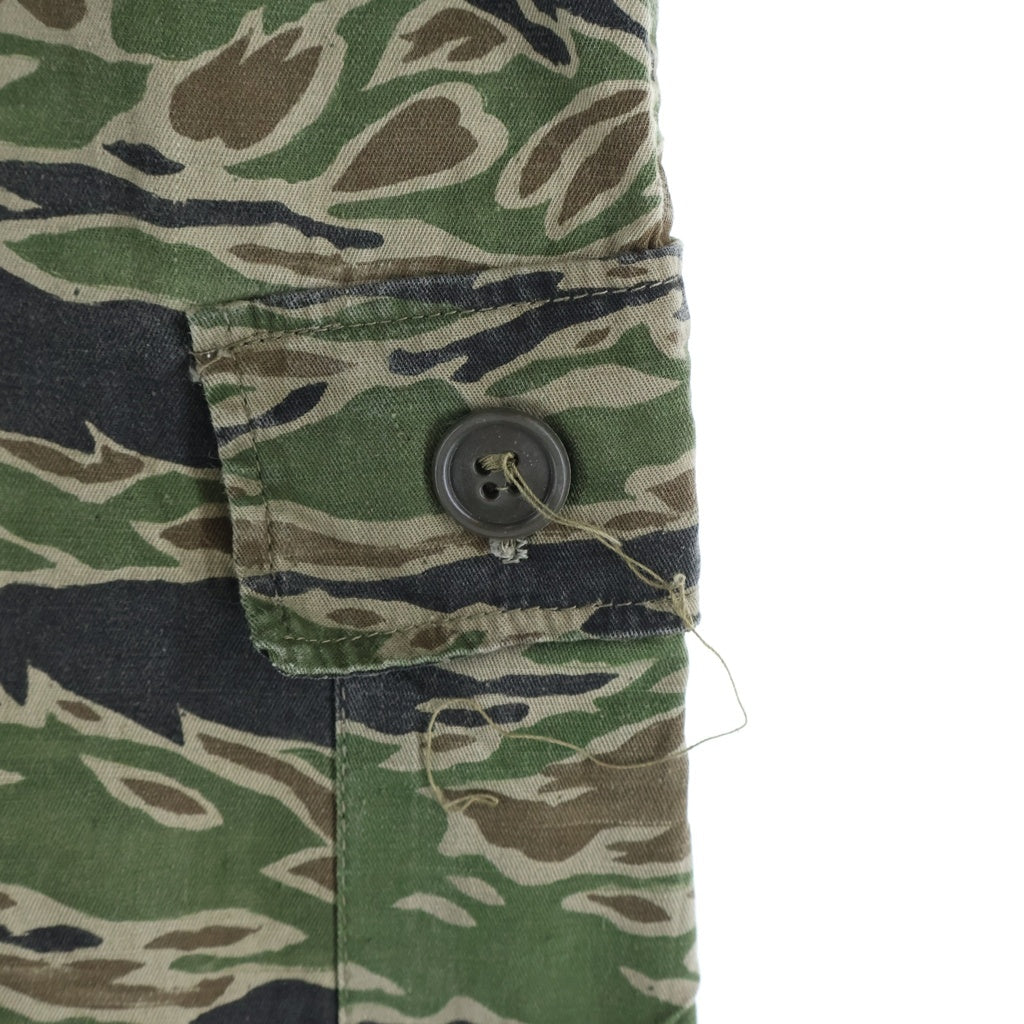 VINTAGE(ヴィンテージ) 60S VINTAGE MILITARY Tiger Stripe Pants ヴィンテージ ミリタリー タイガーカモ ストライプ ベイカー ファティーグ ロングパンツ カーキ