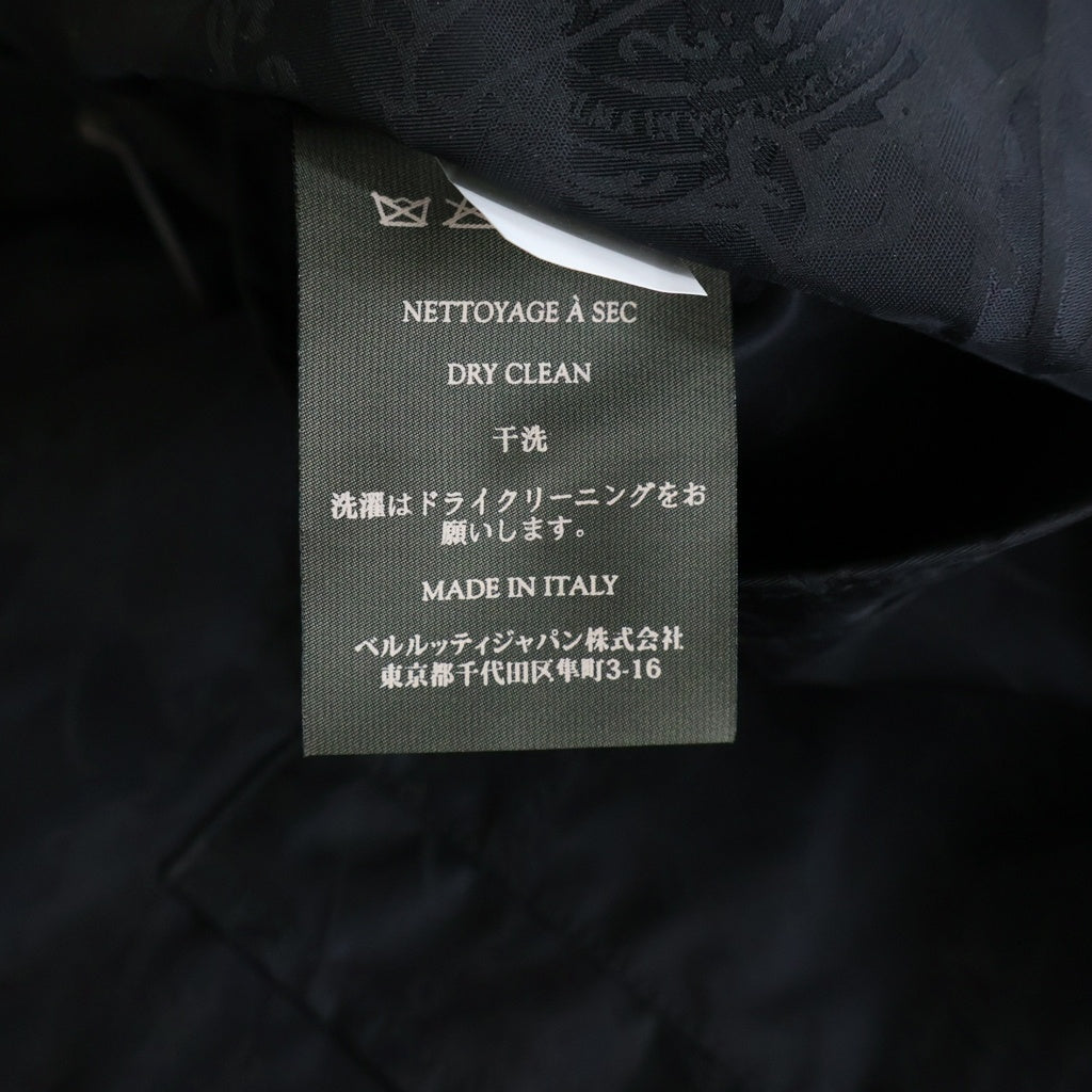 Berluti(ベルルッティ) スクリット カリグラフィ ジップアップ ナイロン ジャケット ブラック R14OBU48PABY