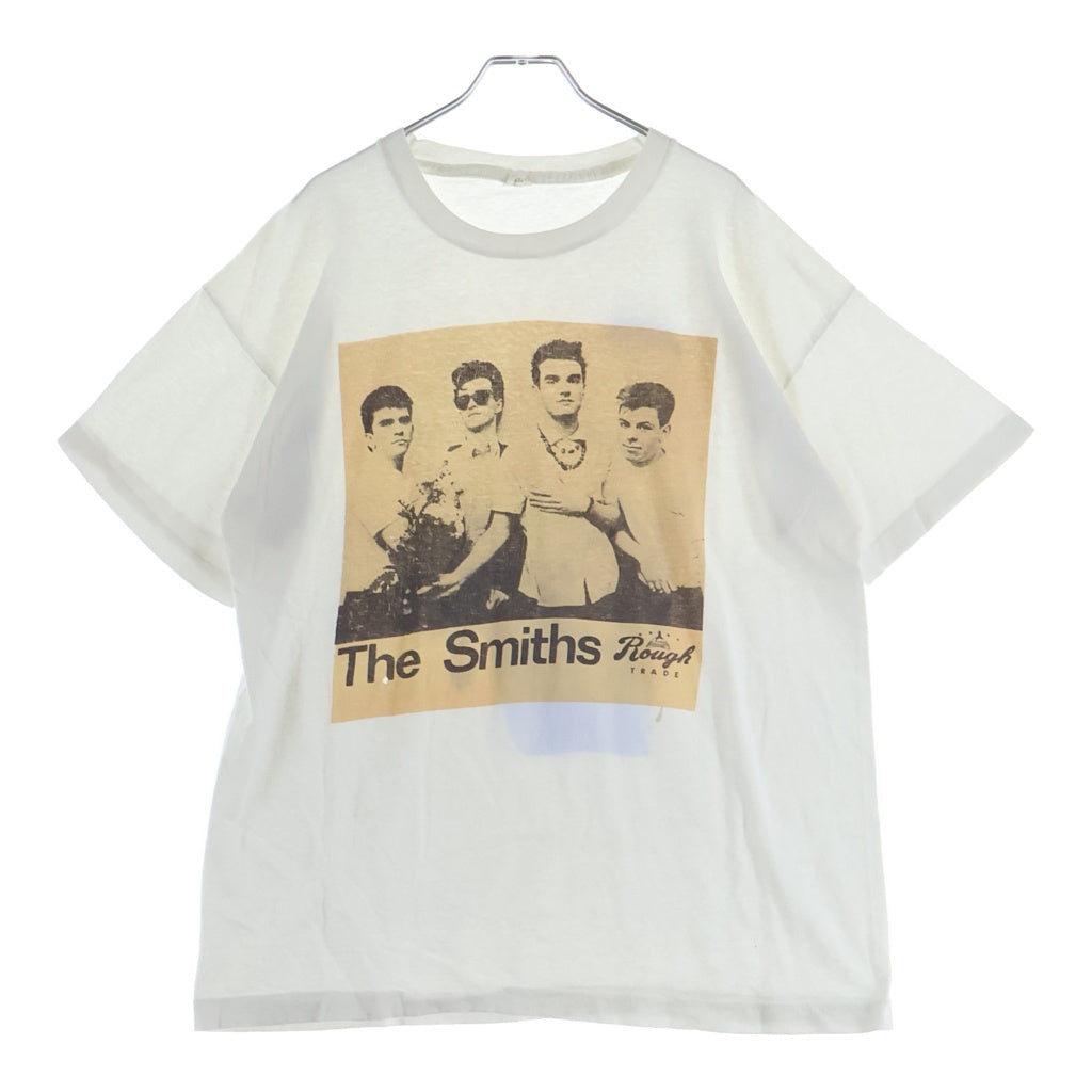 VINTAGE(ヴィンテージ) 90S VINTAGE THE SMITHS ROUGH TRADE ヴィンテージ ザ スミス ラフ トレード 両面プリント 半袖Tシャツカットソー ホワイト