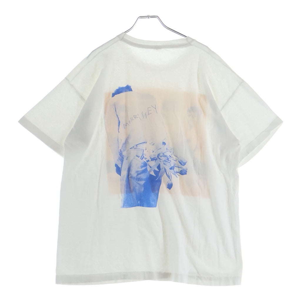 VINTAGE(ヴィンテージ) 90S VINTAGE THE SMITHS ROUGH TRADE ヴィンテージ ザ スミス ラフ トレード 両面プリント 半袖Tシャツカットソー ホワイト