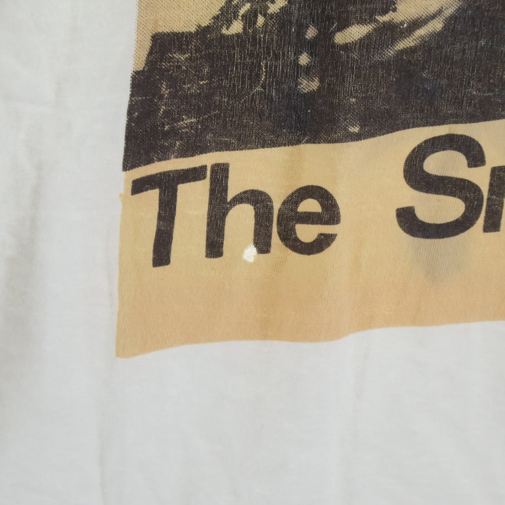 VINTAGE(ヴィンテージ) 90S VINTAGE THE SMITHS ROUGH TRADE ヴィンテージ ザ スミス ラフ トレード 両面プリント 半袖Tシャツカットソー ホワイト