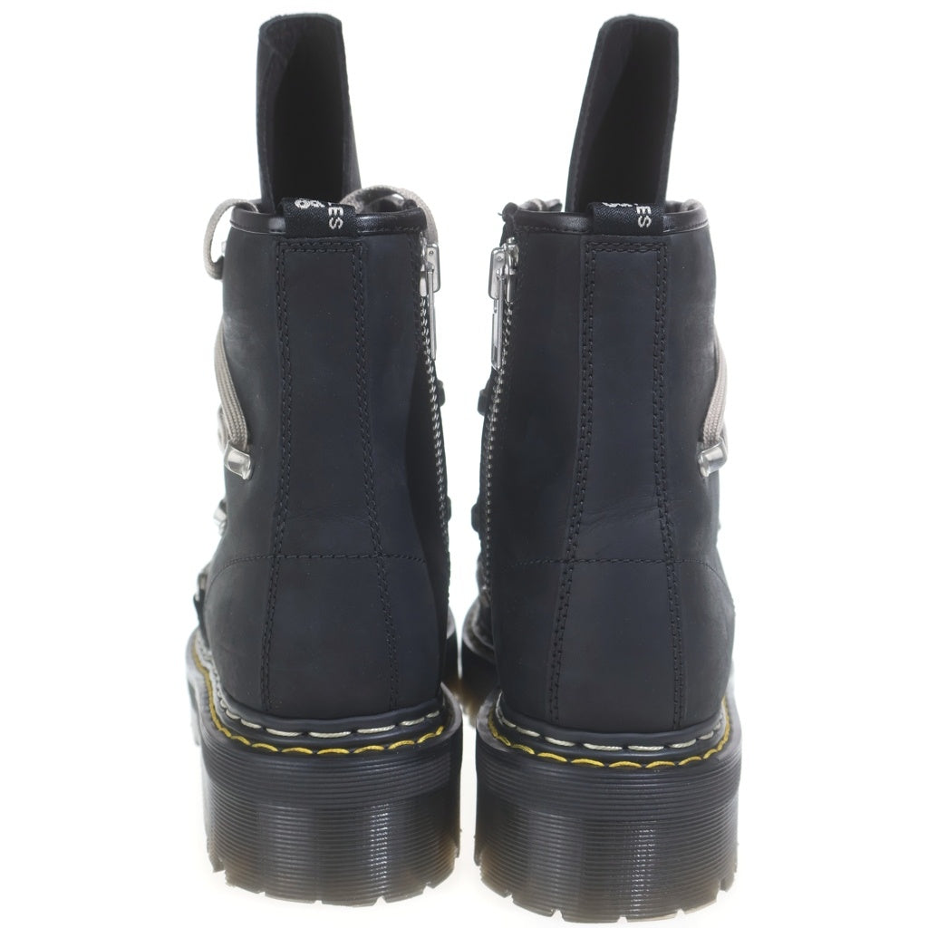 Rick Owens(リックオウエンス) ×Dr.Martens 1460 Quad Sole Mega Lace Boot ドクターマーチン メガレース サイドジップ ハイカットブーツ ブラック 41818001