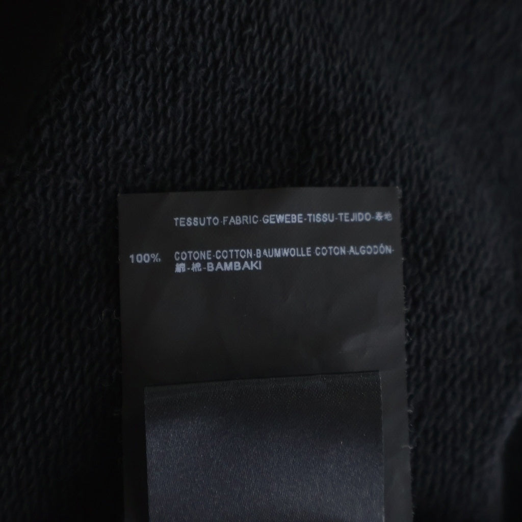 SAINT LAURENT PARIS(サンローランパリ) 13AW チェーン装飾 スウェット プルオーバーパーカー ブラック 330572 Y2BM1