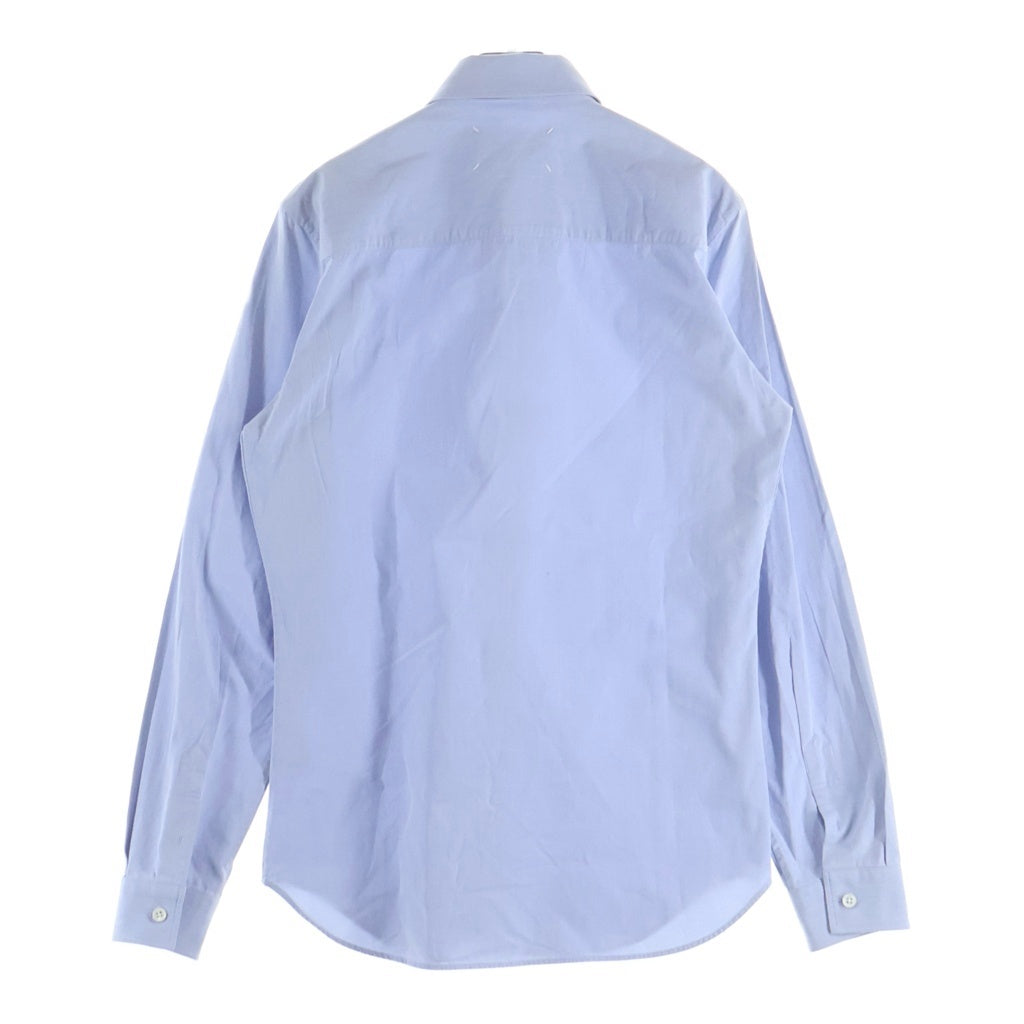 Maison Margiela(メゾンマルジェラ) ボタンダウン コットン 長袖シャツ ブルー 30DL030444034