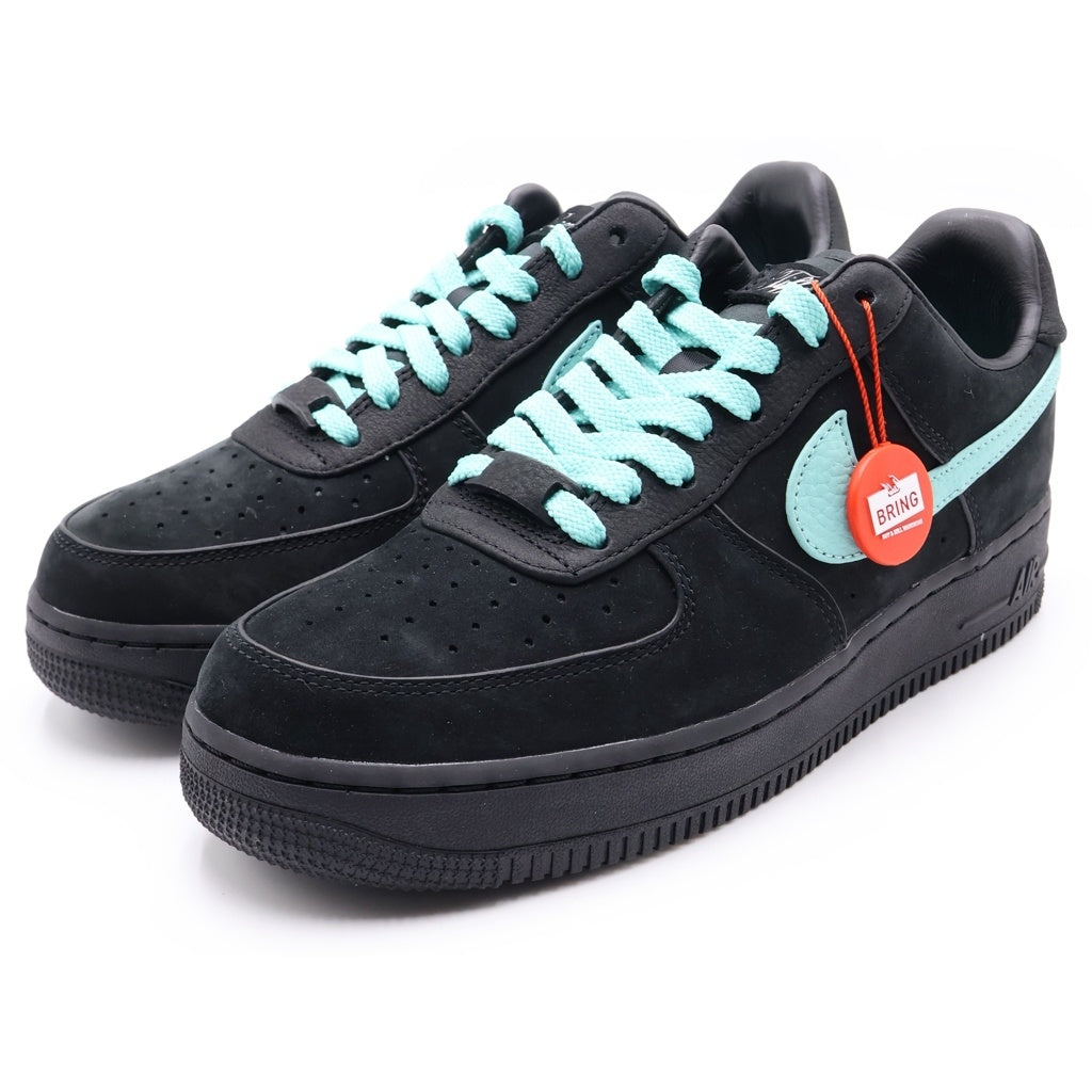 NIKE(ナイキ) ×TIFFANY&CO AIR FORCE 1 LOW 1837 BLACK DZ1382-001 ティファニー エアフォース1 ローカットスニーカー ブラック US8/26cm