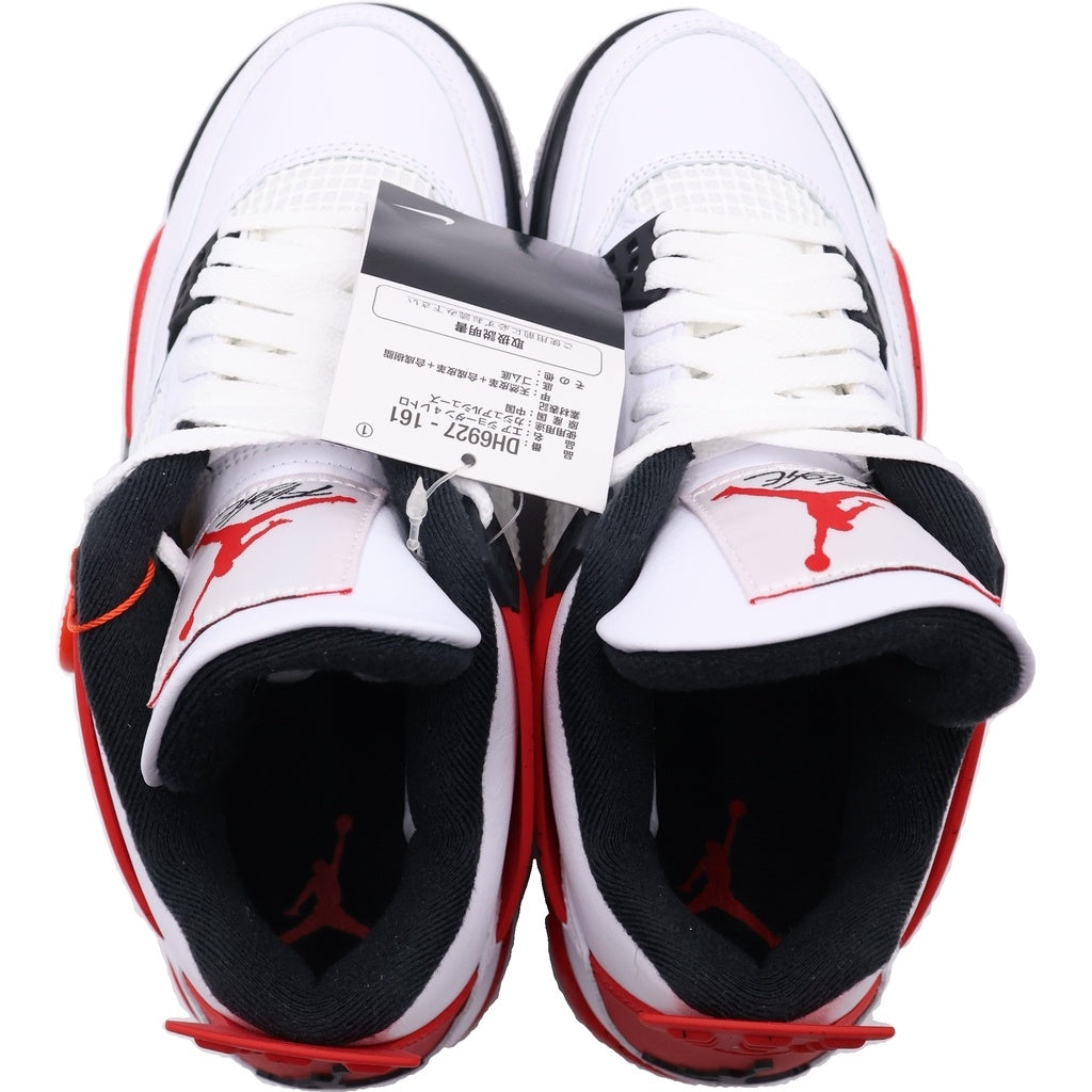 NIKE(ナイキ) AIR JORDAN 4 Retro Red Cement DH6927-161 エアジョーダン4 レトロ レッドセメント エアジョーダン ハイカットスニーカー ホワイト/レッド US7/25cm