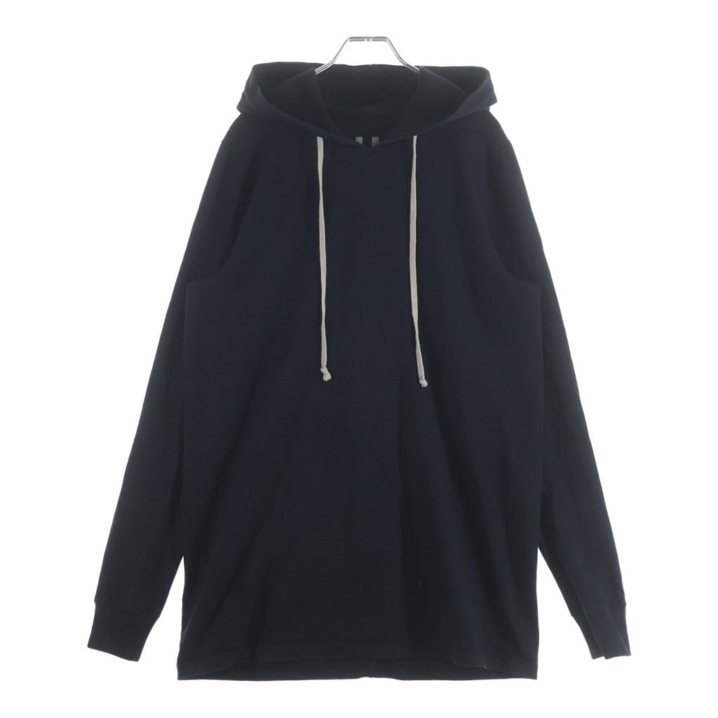 Rick Owens(リックオウエンス) 17SS POPOVER HOODY ポップオーバー コットン フーディ プルオーバーパーカー ブラック RU17S9285-BA