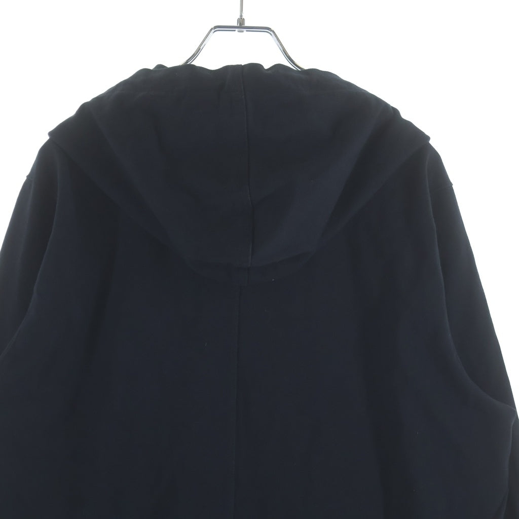 Rick Owens(リックオウエンス) 17SS POPOVER HOODY ポップオーバー コットン フーディ プルオーバーパーカー ブラック RU17S9285-BA