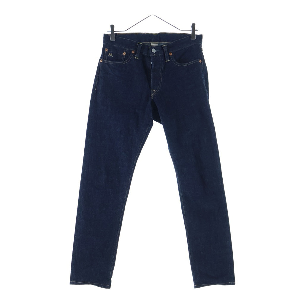 RRL(ダブルアールエル) SLIM NARROW スリム ナロー セルビッチ ボタンフライ デニムパンツ インディゴ 782704456001