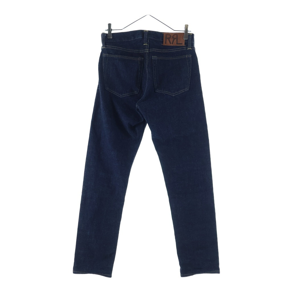 RRL(ダブルアールエル) SLIM NARROW スリム ナロー セルビッチ ボタンフライ デニムパンツ インディゴ 782704456001