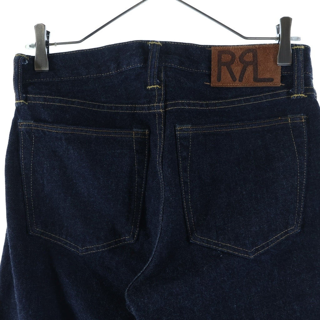 RRL(ダブルアールエル) SLIM NARROW スリム ナロー セルビッチ ボタンフライ デニムパンツ インディゴ 782704456001