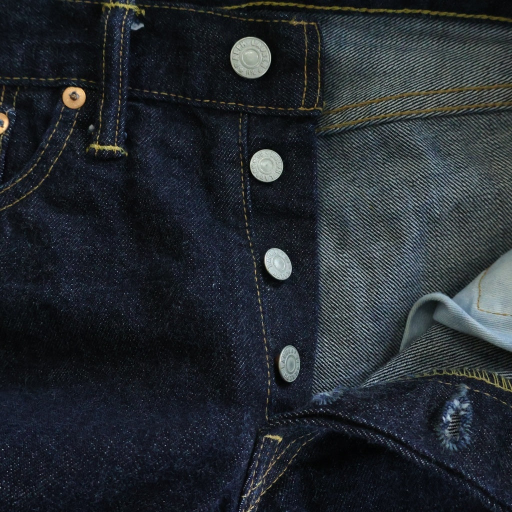 RRL(ダブルアールエル) SLIM NARROW スリム ナロー セルビッチ ボタンフライ デニムパンツ インディゴ 782704456001