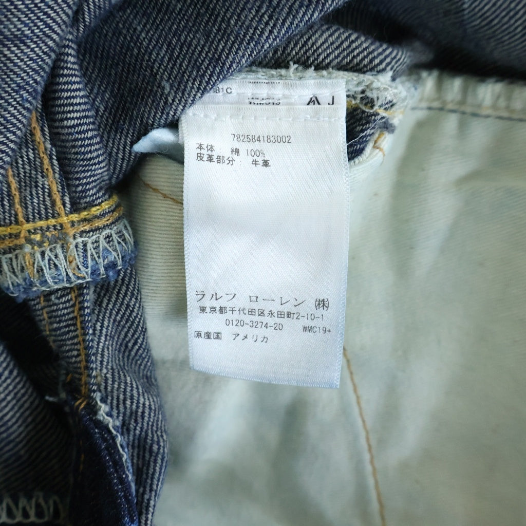 RRL(ダブルアールエル) SLIM NARROW JEANS スリム ナロー ボタンフライ デニムパンツ インディゴ 782584183002