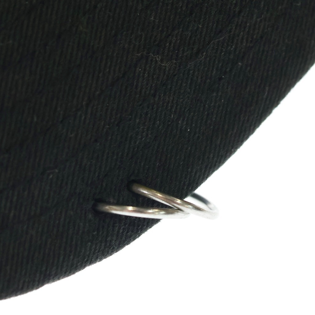 VETEMENTS(ヴェトモン) 19AW ×Reebok Anarchy Cap リーボック アナーキー ロゴ刺繍 ベースボールキャップ 帽子 ブラック
