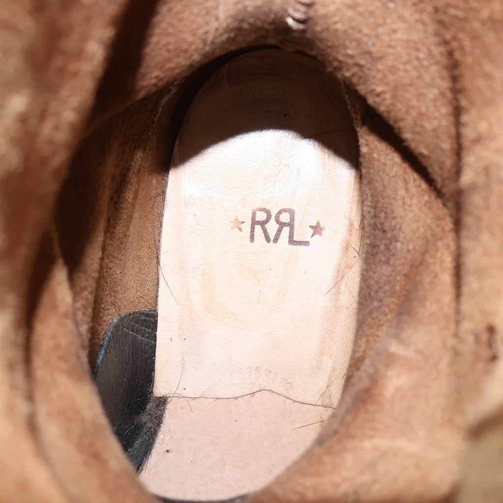 RRL(ダブルアールエル) ジュリアン スエード エンジニア ブーツ ブラウン