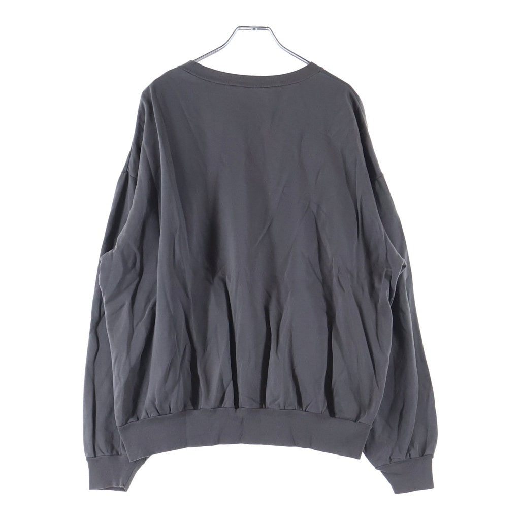 AURALEE(オーラリー) 21AW ELASTIC HIGH GAUGE SWEAT P/O エラスティックハイゲージ スウェット トレーナー カーキ A21AP01NU
