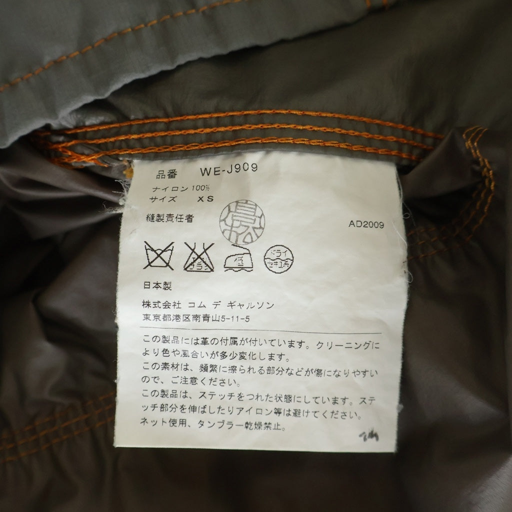 eYe COMME des GARCONS JUNYA WATANABE MAN(アイ コム デ ギャルソン ジュンヤ ワタナベ マン) WINDSTOPPER ウィンドストッパー ナイロン マウンテンパーカー ジャケット グレー/オレンジ WE-J909 AD2009