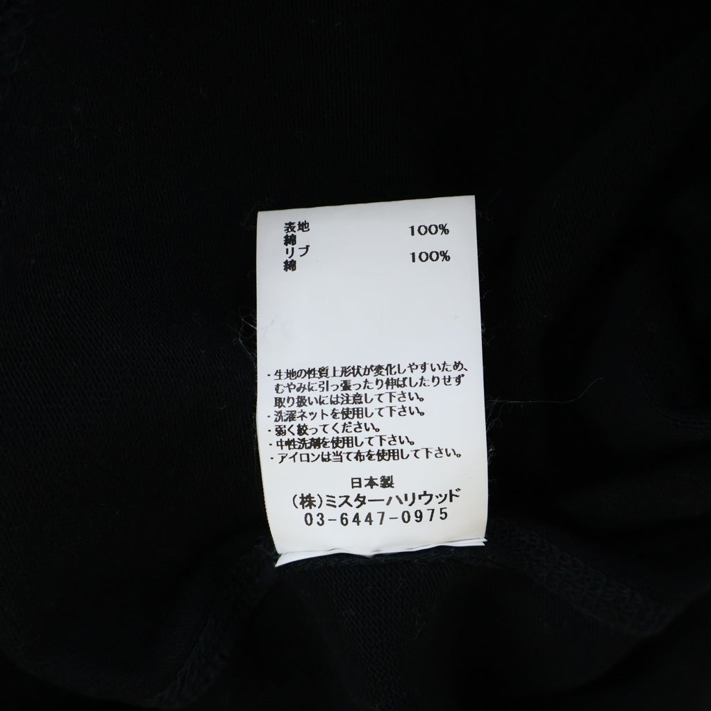 N.HOOLYWOOD(エヌハリウッド) 24AW COMPILE LINE Garment Dyed Over Size Tee オーバーサイズ 半袖Tシャツ コンパイルライン ブラック