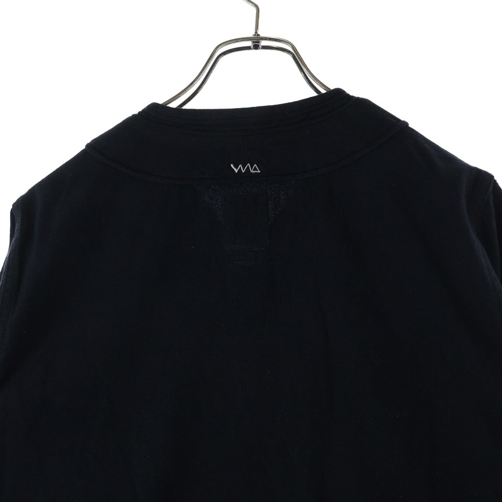 VISVIM(ヴィスヴィム) 19SS DUGOUT SHIRTL/S リネン シルク コットン 長袖ベースボールシャツ ブラック 0119105011013