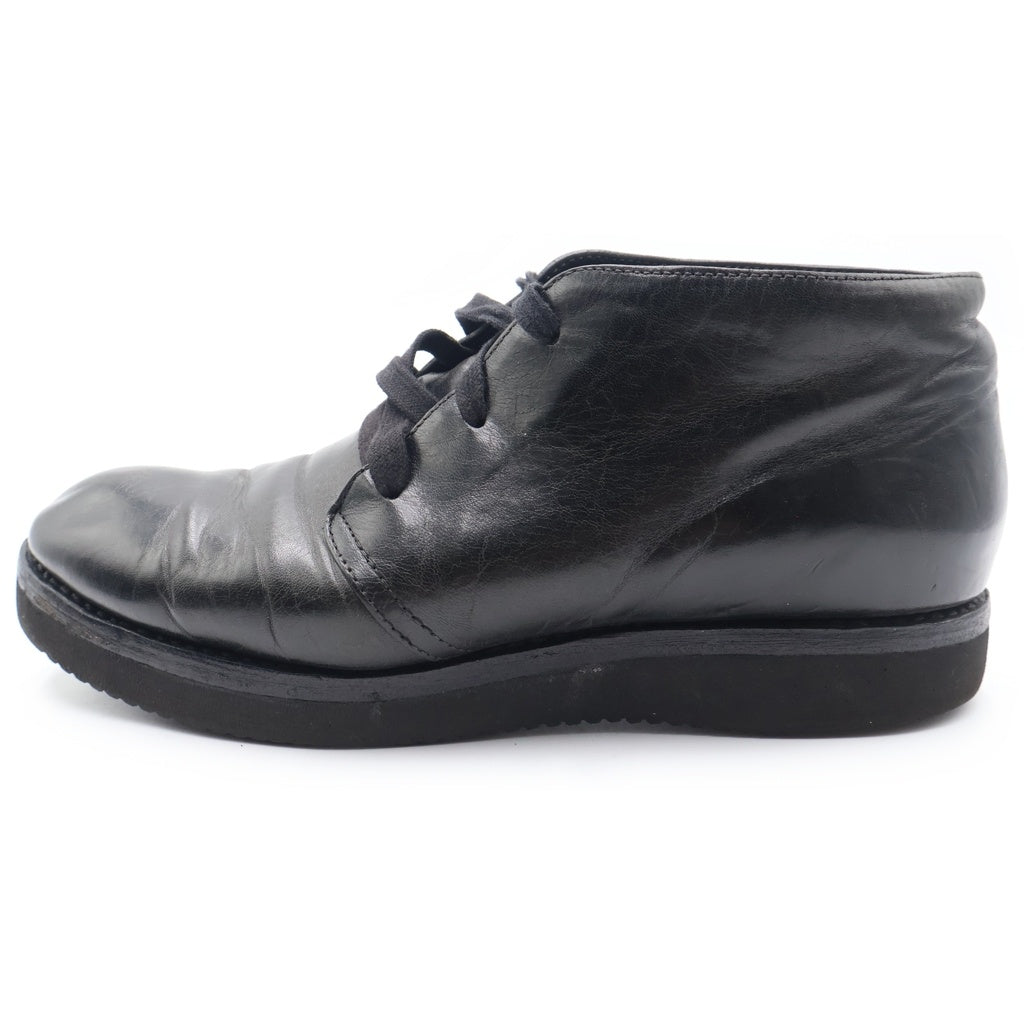 VISVIM(ヴィスヴィム) ISDT BOOTS-FOLK レザー チャッカブーツ シューズ ブラック US9