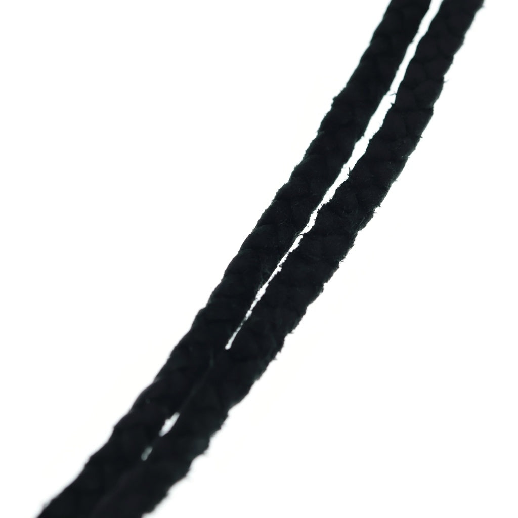 CHROME HEARTS(クロムハーツ) LEATHER BRAID レザーブレード ボロチップ ブラック/シルバー