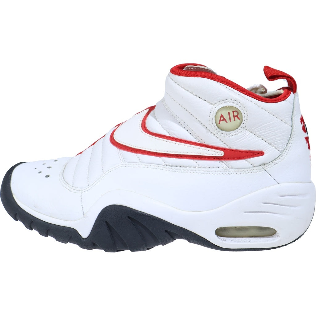 NIKE(ナイキ) AIR Shake Ndestrukt エアシェイク インデストラクト ハイカットスニーカー レッド/ホワイト US9/27cm 880869-100