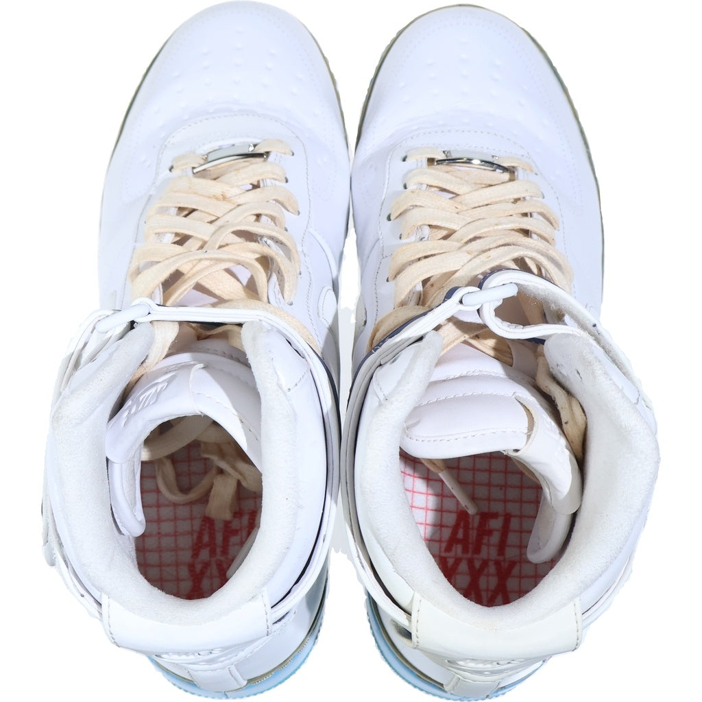 NIKE(ナイキ) 観賞用 AIR FORCE 1 HIGH BDAY QS エア フォース 1 ハイ ビーデイ クイックストライク ハイカットスニーカー ホワイト US9/27cm 573752-100
