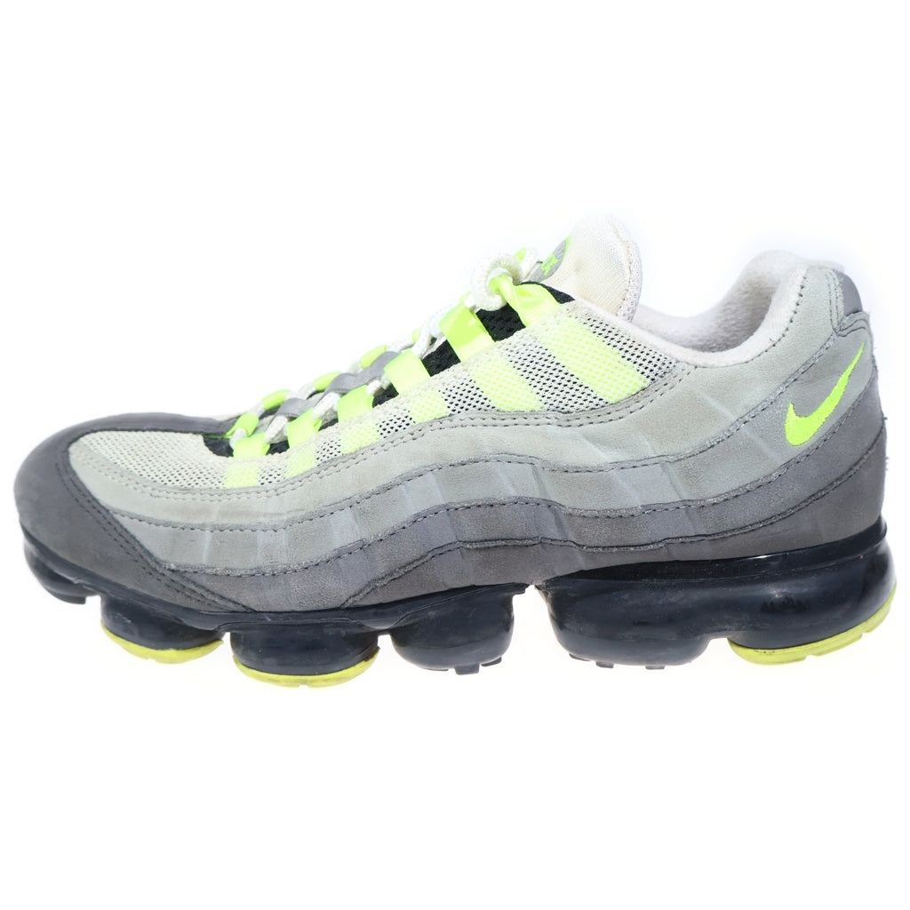 NIKE(ナイキ) AIR VAPORMAX 95 Neon AJ7292-001 エアヴェイパーマックス ネオン ローカットスニーカー グレー/イエロー US9/27.0cm