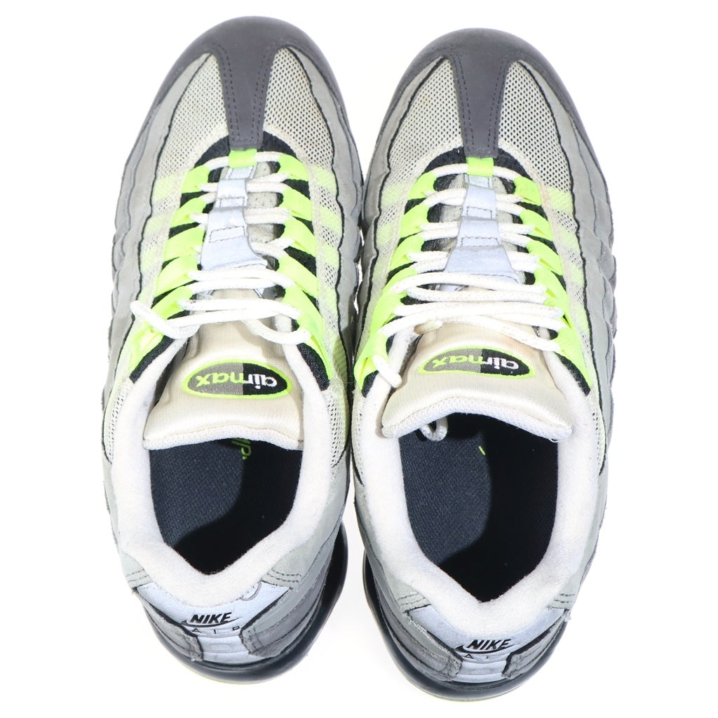 NIKE(ナイキ) AIR VAPORMAX 95 Neon AJ7292-001 エアヴェイパーマックス ネオン ローカットスニーカー グレー/イエロー US9/27.0cm