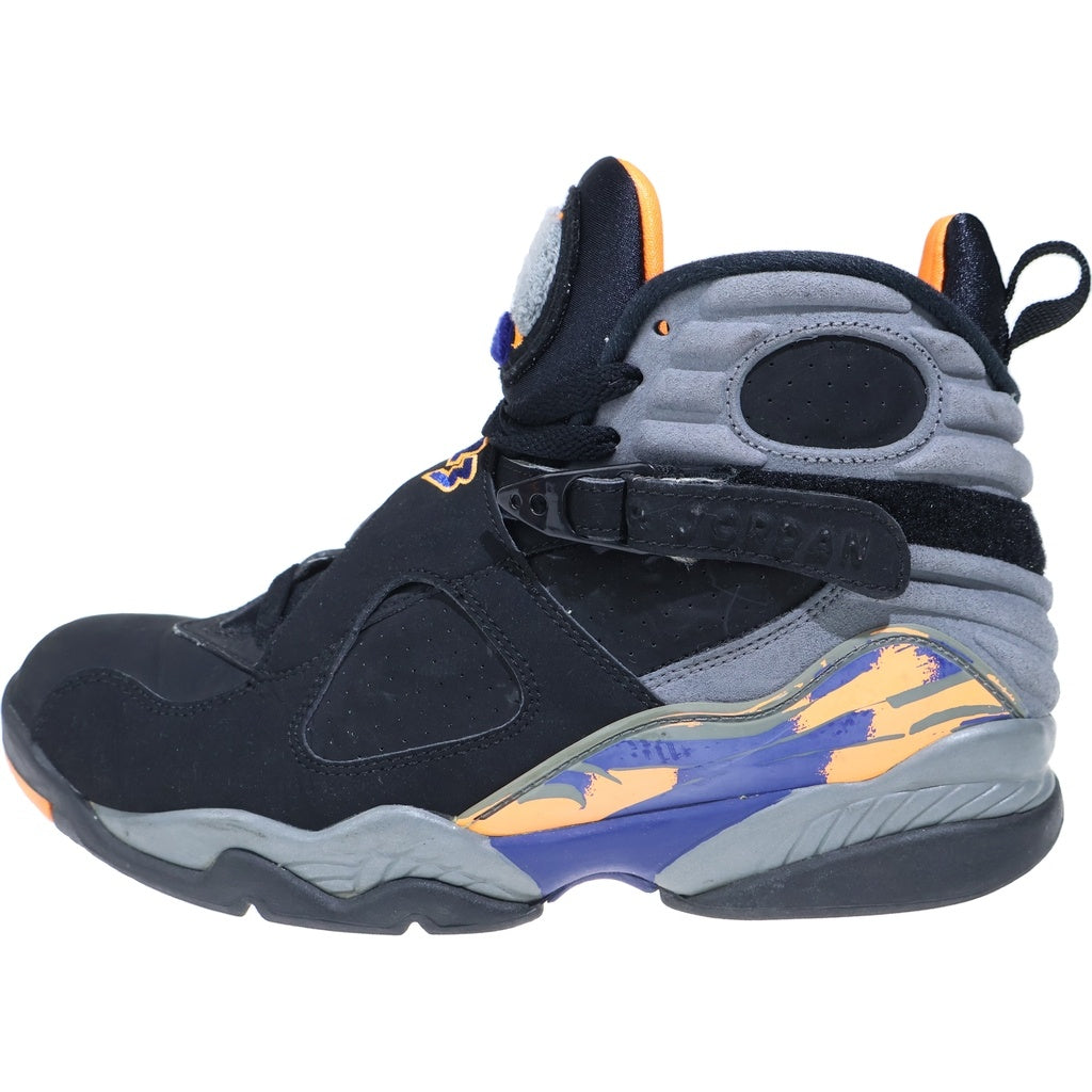 NIKE(ナイキ) AIR JORDAN 8 RETRO Phoenix Suns エアジョーダン レトロ フェニックス サンズ ハイカットスニーカー ブラック US9/27cm 305381-043