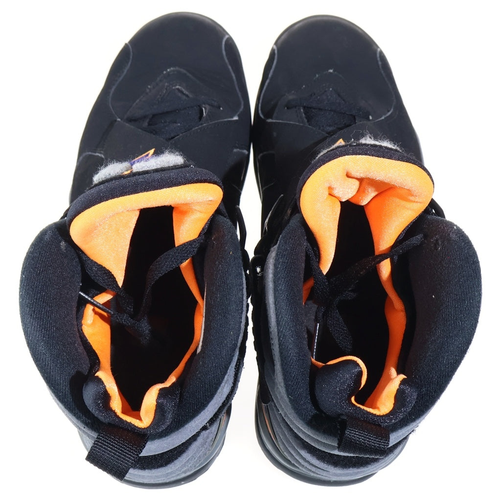 NIKE(ナイキ) AIR JORDAN 8 RETRO Phoenix Suns エアジョーダン レトロ フェニックス サンズ ハイカットスニーカー ブラック US9/27cm 305381-043