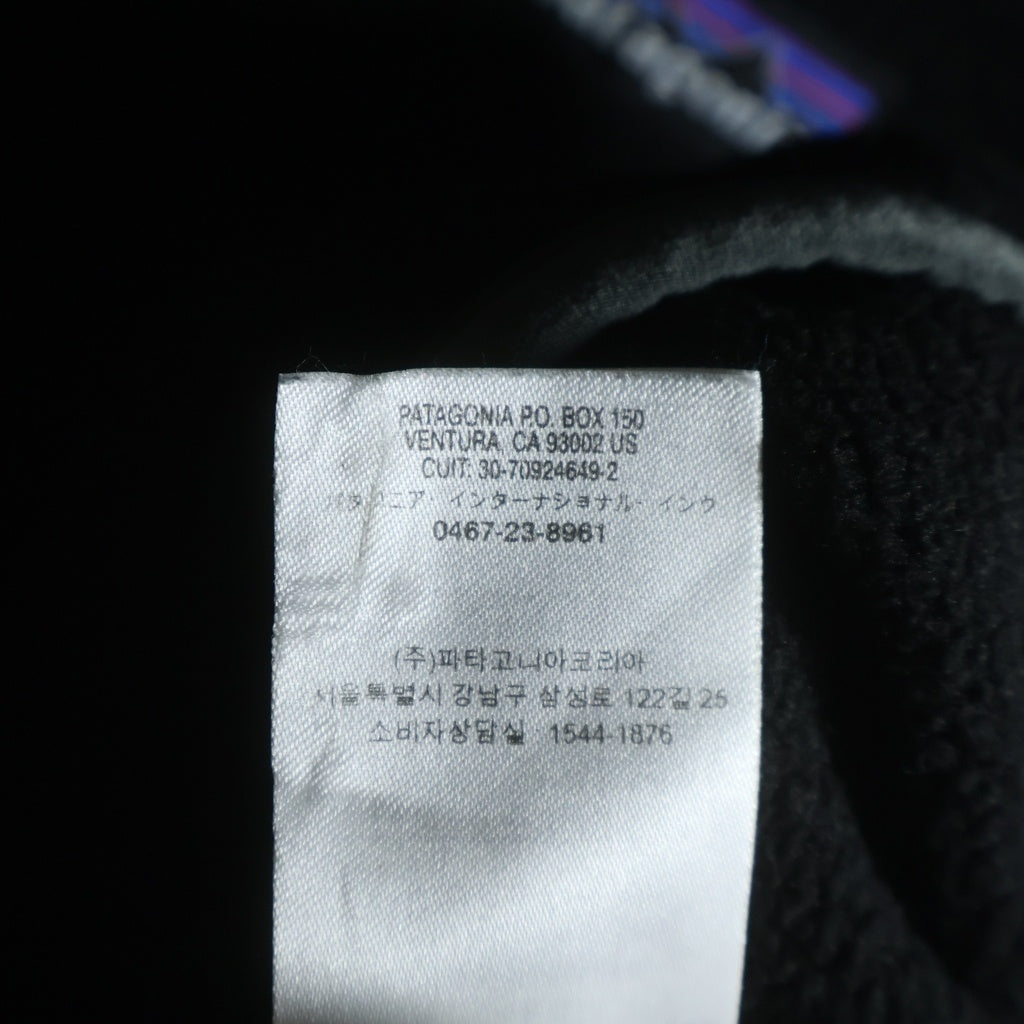 PATAGONIA(パタゴニア) Synchilla Snap-TPullover フリース プルオーバー ブラック